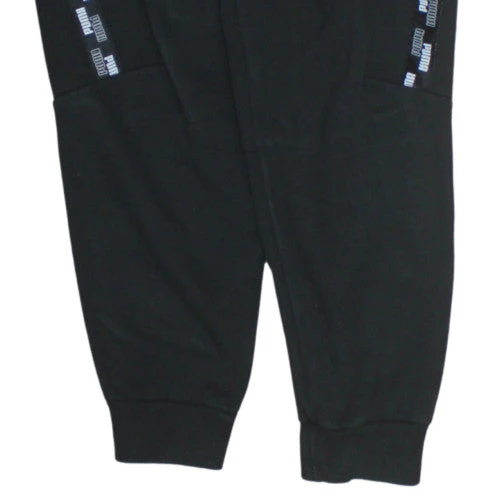 Puma Boys Black Jogger Trousers 13-14 Years Elastic Waist Sportswear - Image 8