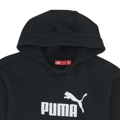 Puma Boys Black Pullover Hoodie 14 Years Logo Graphic Cotton Blend - Image 8