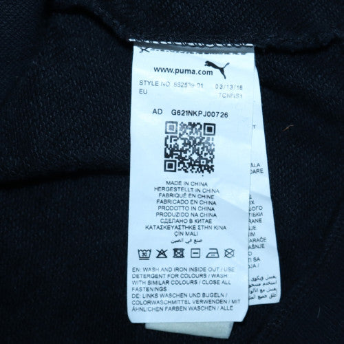 Puma Boys Black White Track Jacket 13-14 Years XL Full Zip Athletic - Image 5