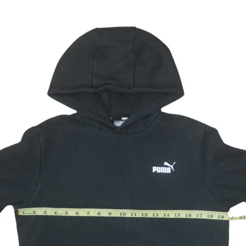 Puma Boys Black XL Hoodie Pullover Fleece Lined Casual Sweatshirt - Image 2