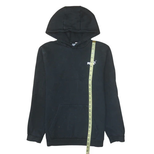 Puma Boys Black XL Hoodie Pullover Fleece Lined Casual Sweatshirt - Image 3