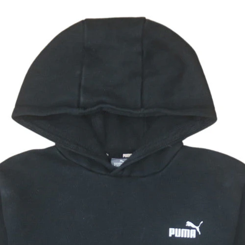 Puma Boys Black XL Hoodie Pullover Fleece Lined Casual Sweatshirt - Image 8