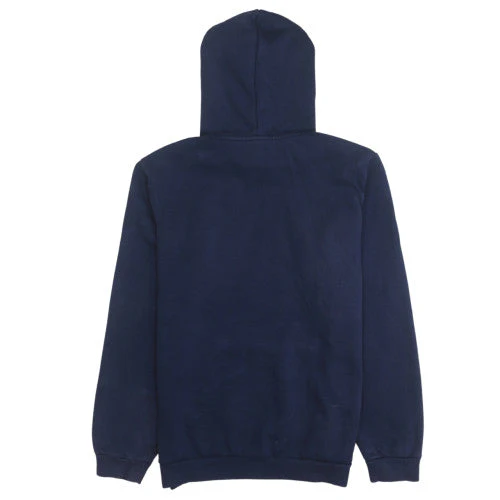 Puma Boys Navy Blue Pullover Hoodie 15-16 Years Regular Fit Cotton Blend - Image 4