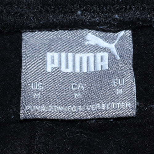 Puma Men Black Jogger Sweatpants M Regular Fit Fleece Activewear - Image 6