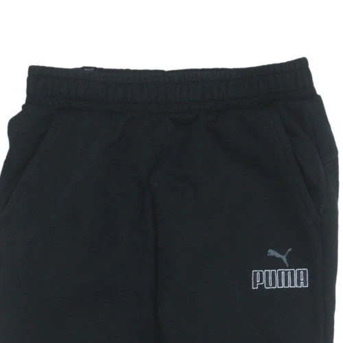 Puma Men Black Jogger Sweatpants M Regular Fit Fleece Activewear - Image 8