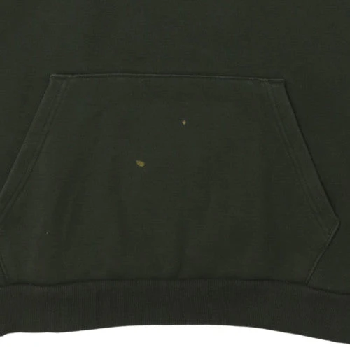 Puma Men Green Pullover Hoodie L Hooded Fleece Sweatshirt - Image 7