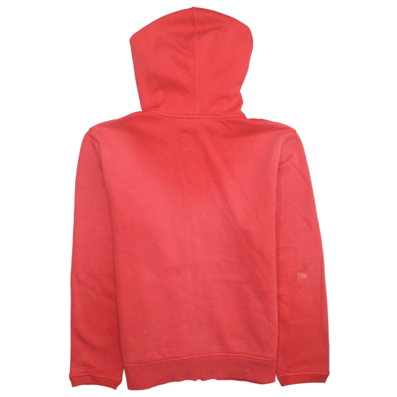 Puma Men Red Full Zip Hoodie S Fleece Regular Sportswear - Image 4
