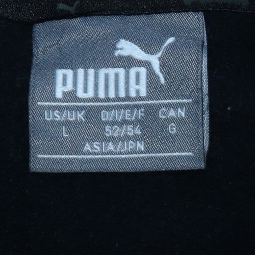 Puma Men’s Black Crew Neck Pullover Sweatshirt Size L - Image 5