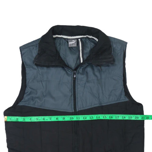 Puma Men’s Black M Padded Bodywarmer Zip Waistcoat - Image 2