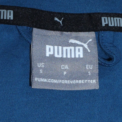Puma Men’s Blue Man City Full Zip Hoodie Size S Casual Sportswear - Image 5