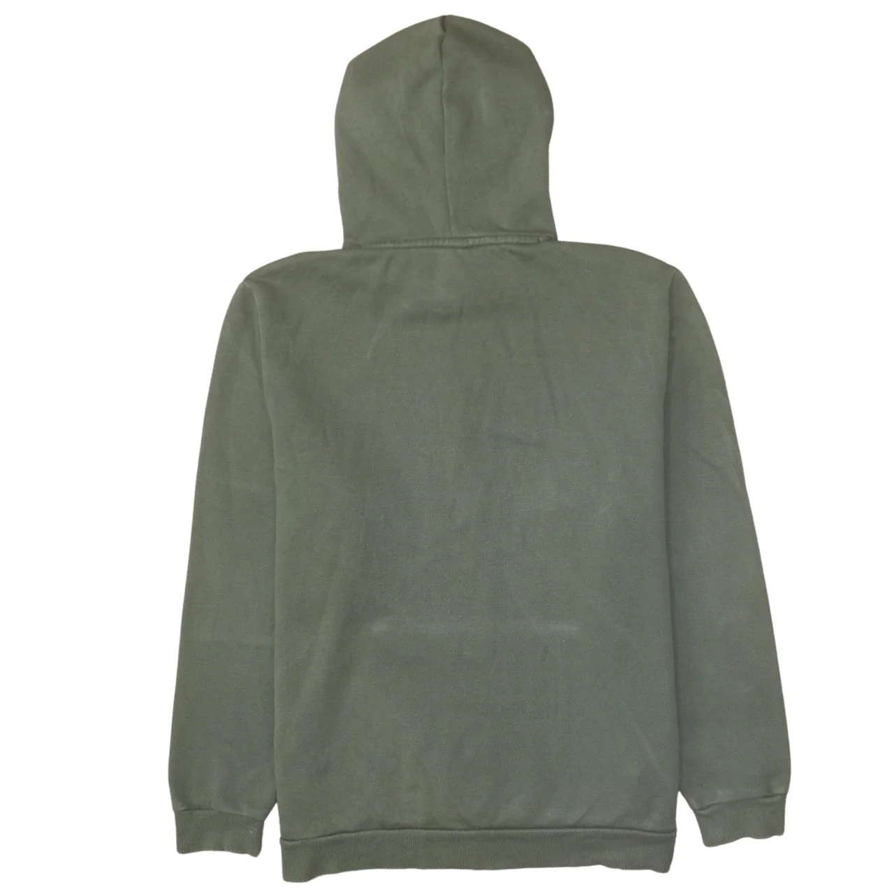 Puma Men’s Green Pullover Hoodie Size L Logo Fleece Sweatshirt - Image 4