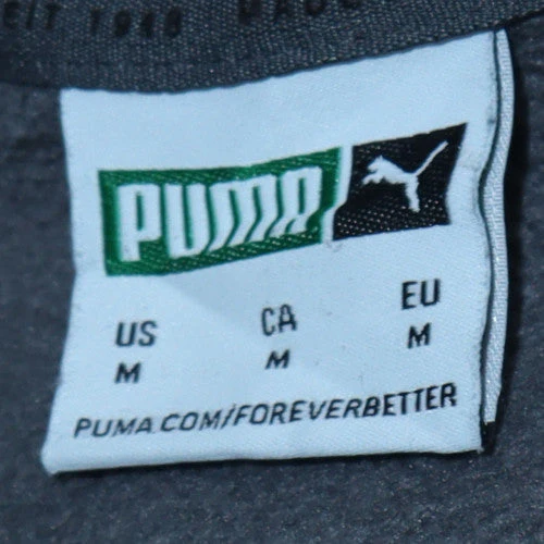 Puma Men’s Grey 1/4 Zip Pullover Fleece Sweatshirt M - Image 5