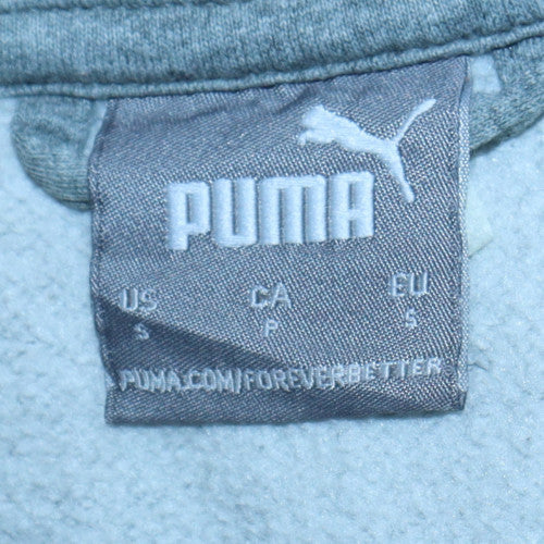 Puma Men’s Grey Full Zip Fleece Sweatshirt Small - Image 5