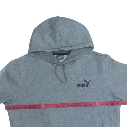 Puma Men’s Grey Pullover Hoodie M Regular Fit Sportswear - Image 3