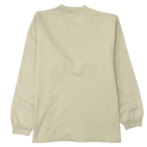 Puma Mens Beige Crew Neck Pullover Sweatshirt Size L - Image 4