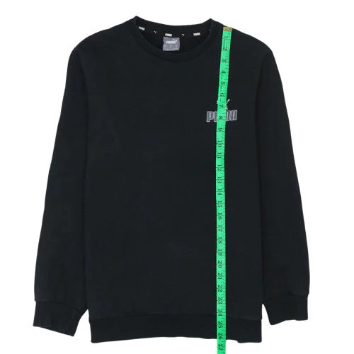 Puma Men's Black Crew Neck Pullover Sweatshirt M - Image 2