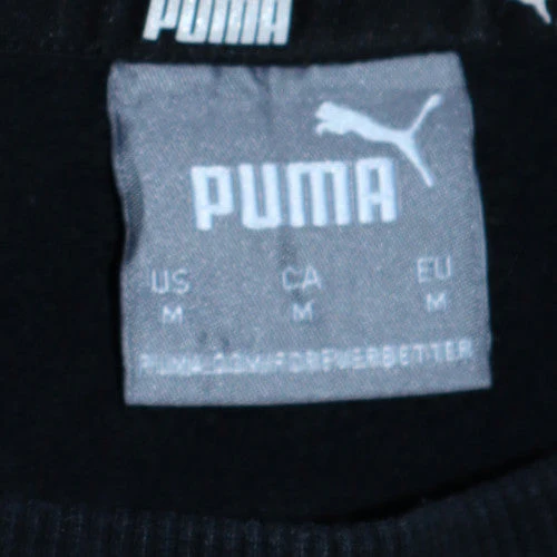 Puma Men's Black Crew Neck Pullover Sweatshirt M - Image 5
