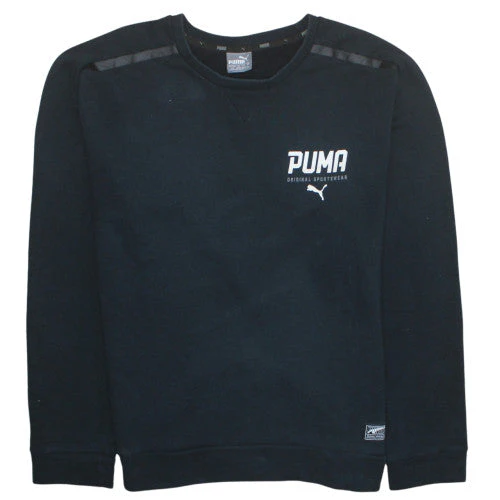 Puma Men's Black Crew Neck Pullover Sweatshirt Size L