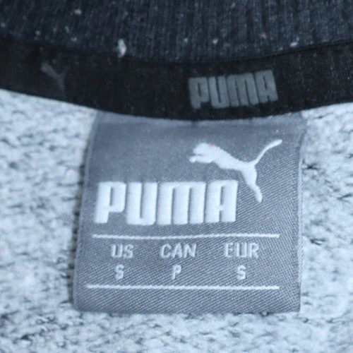 Puma Men's Black Crew Neck Pullover Sweatshirt Size S - Image 5