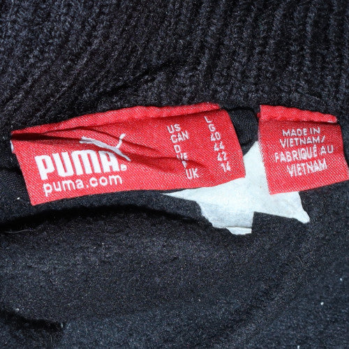 Puma Men's Black Full Zip Collared Sweatshirt L Regular Fit - Image 5