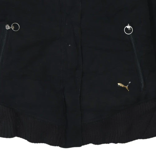 Puma Men's Black Full Zip Collared Sweatshirt L Regular Fit - Image 7