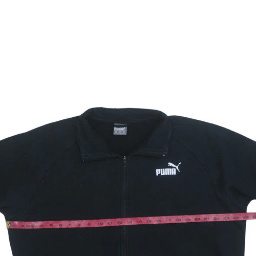 Puma Men's Black Full Zip Fleece Sweatshirt XL - Image 2