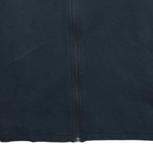 Puma Men's Black Full Zip Hoodie L Logo Print Sportswear - Image 7