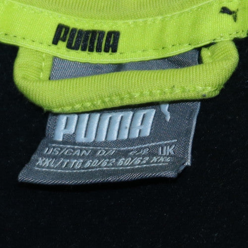 Puma Men's Black Full Zip Hoodie XL - Graphic Print Cotton Blend - Image 5