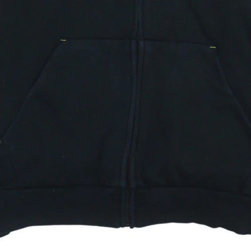 Puma Men's Black Full Zip Hoodie XL - Graphic Print Cotton Blend - Image 7