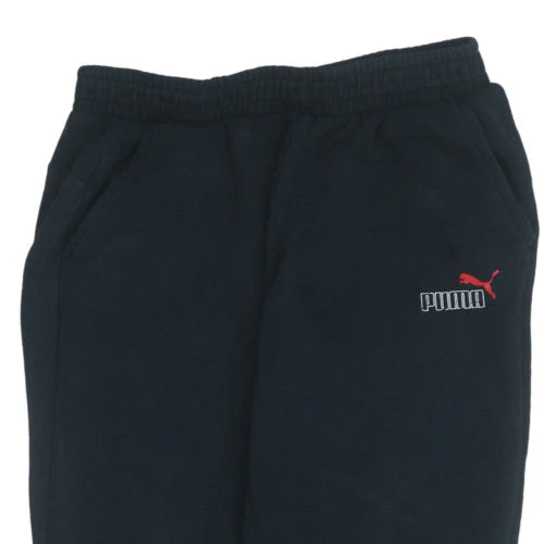 Puma Men's Black Jogger Sweatpants L Fleece Activewear Trousers - Image 6