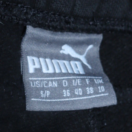 Puma Men's Black Jogger Sweatpants S Regular Fit Fleece Trousers - Image 5
