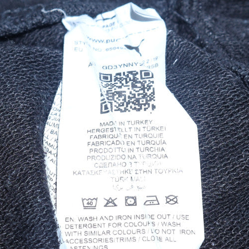Puma Men's Black Jogger Trousers L Regular Fit Fleece Activewear - Image 5
