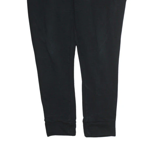 Puma Men's Black Jogger Trousers L Regular Fit Fleece Activewear - Image 7