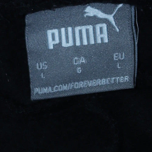 Puma Men's Black Joggers L Fleece Tapered Sweatpants - Image 5