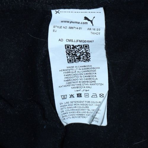 Puma Men's Black Joggers L Fleece Tapered Sweatpants - Image 6