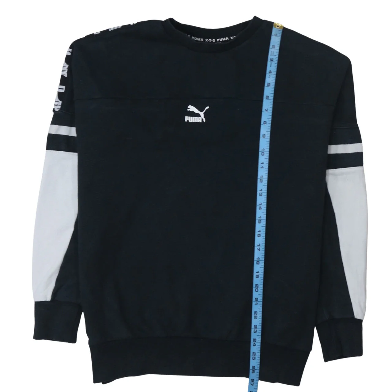 Puma Men's Black L Crew Neck Pullover Sweatshirt - Image 2