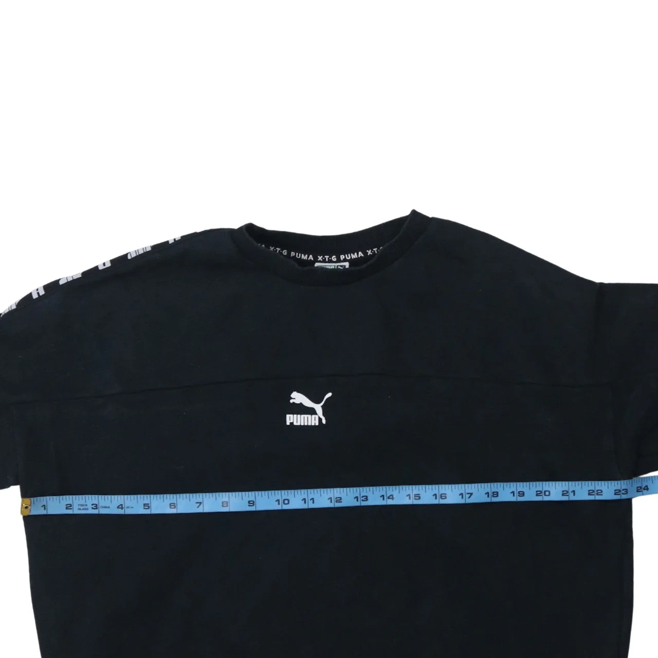 Puma Men's Black L Crew Neck Pullover Sweatshirt - Image 3