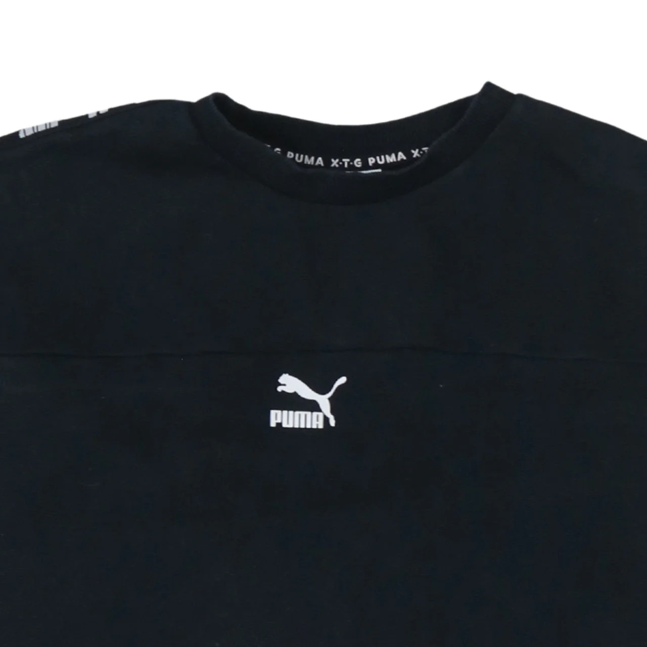 Puma Men's Black L Crew Neck Pullover Sweatshirt - Image 7
