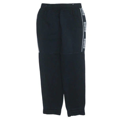 Puma Men's Black M Fleece Sweatpants Regular Fit Sports Trousers - Image 4