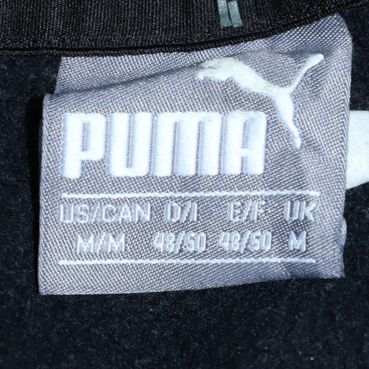 Puma Men's Black Medium Crew Neck Pullover Fleece Sweatshirt - Image 5