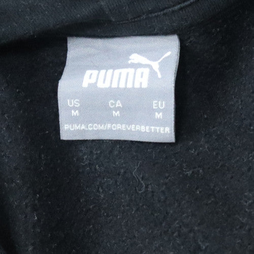 Puma Mens Black Medium Pullover Hoodie with Logo Sportswear Style - Image 6
