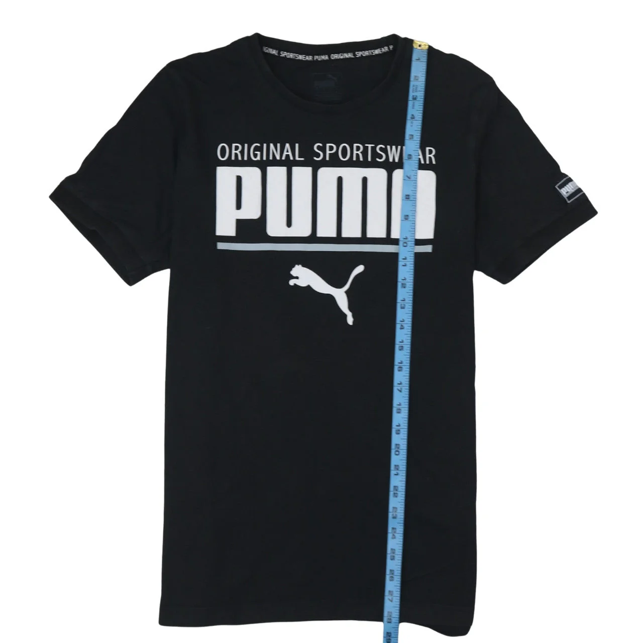 Puma Men's Black Original Sportswear Graphic T-Shirt Size M - Image 2