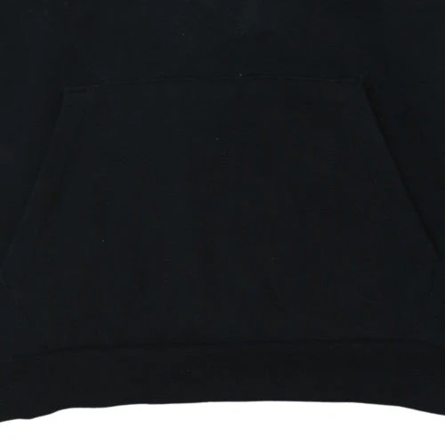 Puma Men's Black Pullover Hoodie L Sports Fleece Logo Sweatshirt - Image 8