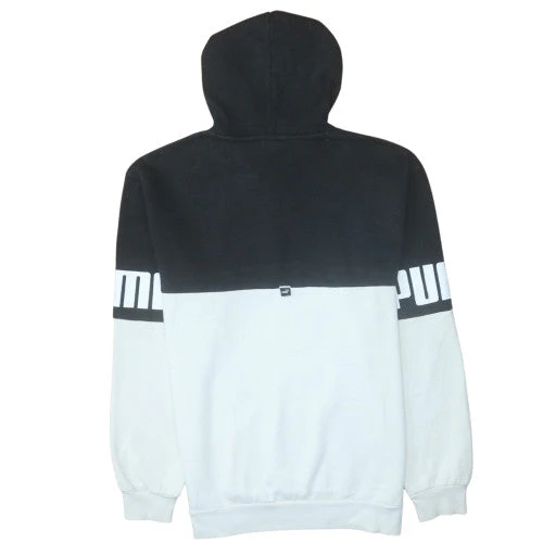Puma Mens Black Pullover Hoodie L Sports Graphic Fleece - Image 4
