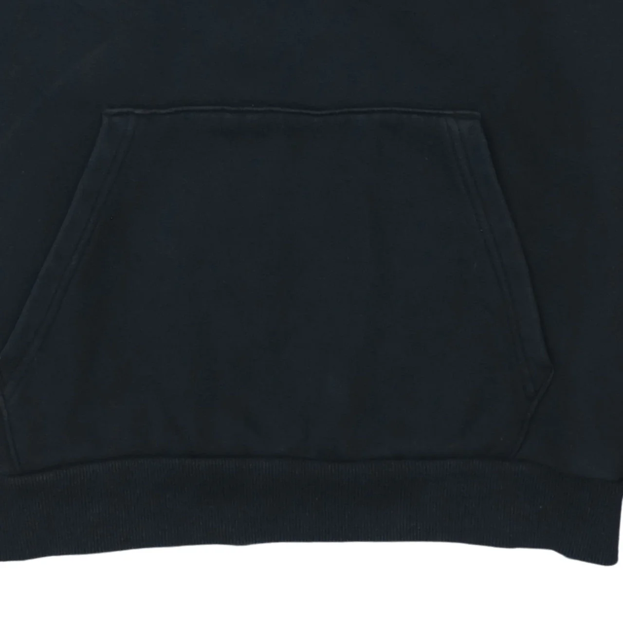 Puma Men's Black Pullover Hoodie M Regular Fit Logo Fleece Sweatshirt - Image 7