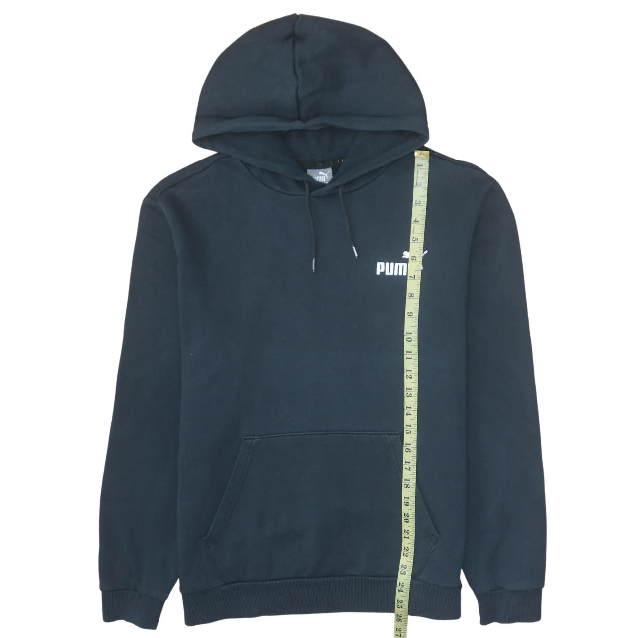 Puma Men's Black Pullover Hoodie Medium Regular Fit Sportswear - Image 2