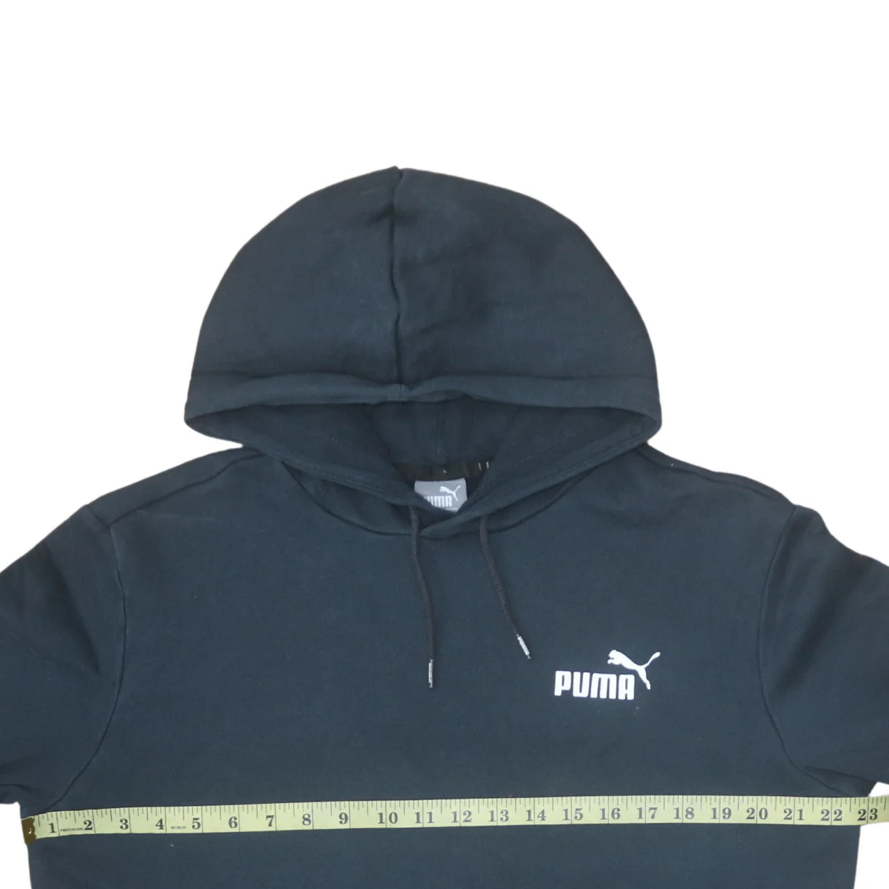 Puma Men's Black Pullover Hoodie Medium Regular Fit Sportswear - Image 3