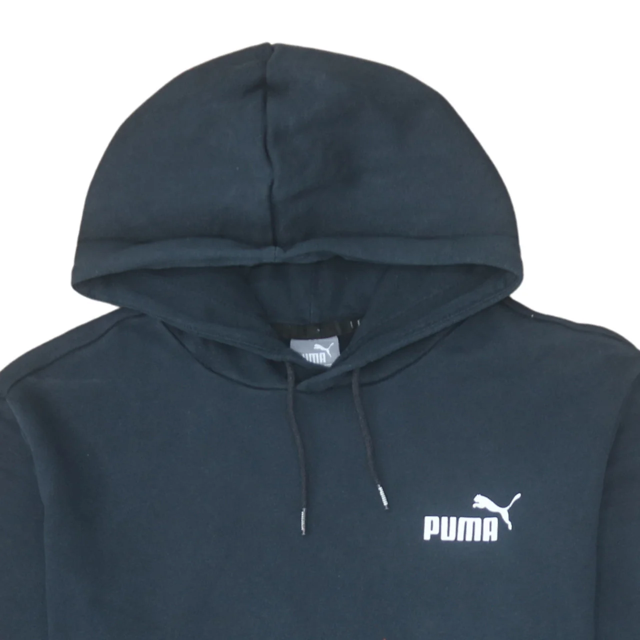 Puma Men's Black Pullover Hoodie Medium Regular Fit Sportswear - Image 8