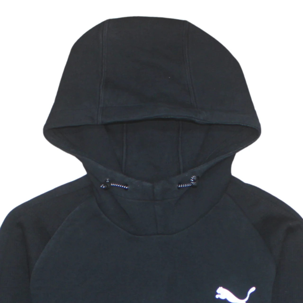 Puma Mens Black Pullover Hoodie Size L Sports Fleece Sweatshirt - Image 5