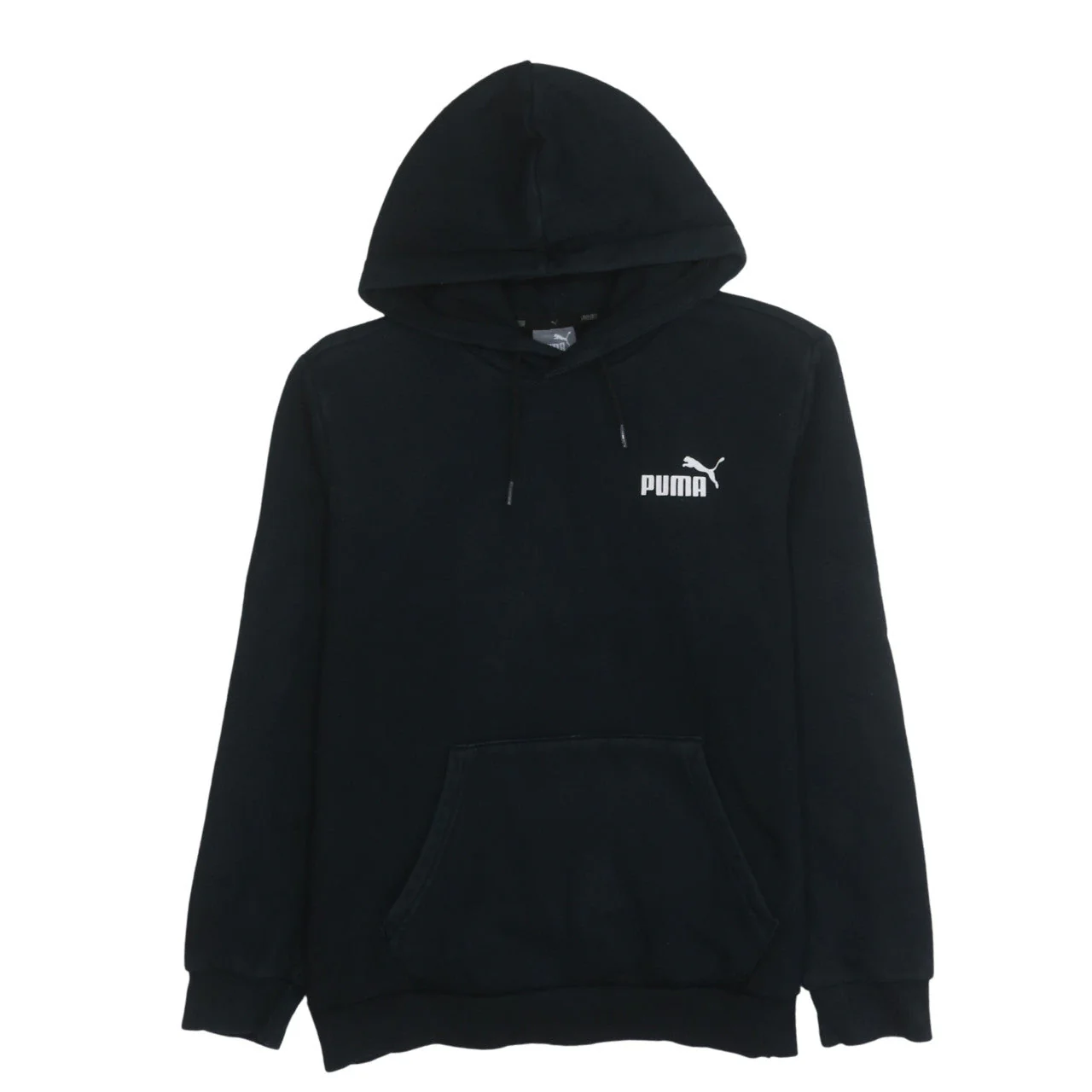 Puma Men's Black Pullover Hoodie Size S Regular Fit Fleece